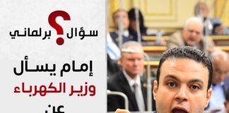عبد المنعم إمام يسأل وزير الكهرباء عن أسباب انقطاع الكهرباء في كل أنحاء الجمهورية