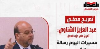 عبد العزيز الشناوي: مسيرات اليوم رسالة من الشعب بدعم موقف الدولة الرافض لتهجير الفلسطينين