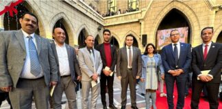 حزب العدل يشارك الطائفة الانجيلية احتفالاتها بعيد الميلاد المجيد