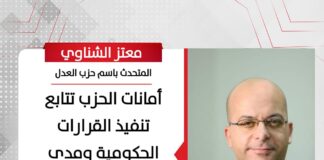 معتز الشناوي: أمانات الحزب تتابع تنفيذ القرارات الحكومية ومدى اتساقها مع مخرجات الحوار الوطني