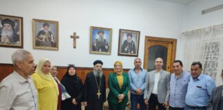 بمناسبة عيد القيامة المجيد…وفد من حزب العدل بكفر الشيخ يقدم التهنئة للإخوة الأقباط