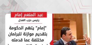 “إمام” يتهم الحكومة بتقديم موازنة للبرلمان مختلفة عما قدمته لصندوق النقد.. ومعيط يتهم صندوق النقد بـ”عدم الدقة”.. وحزب الأغلبية يساند الحكومة