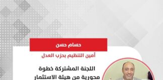 حسام حسن: اللجنة المشتركة خطوة محورية من هيئة الاستثمار لجذب المستثمرين المحليين والدوليين