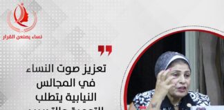 أمال سيد: تعزيز صوت النساء في المجالس النيابية يتطلب التوعية والتدريب وبناء الشباب