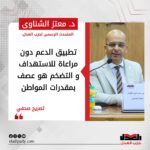 معتز الشناوى : تطبيق الدعم دون مراعاة للاستهداف و التضخم هو عصف بمقدرات المواطن