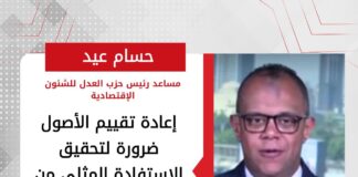 حسام عيد: إعادة تقييم الأصول ضرورة لتحقيق الاستفادة المثلى من برنامج الطروحات الحكومية