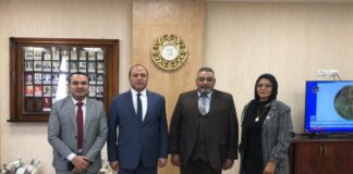 العدل بأسوان يقدم التهنئة لقيادات وزارة الداخلية