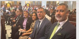 وفدان من حزب العدل يشاركان في قداسي عيد القيامة المجيد بالطائفتين الإنجيلية والأرثوذكسية