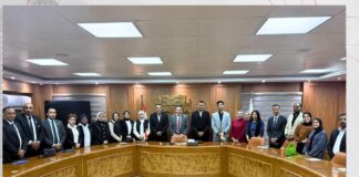 بحضور النائب عبد المنعم إمام … أمانة الشباب المركزية بحزب العدل تستقبل اتحاد شباب العمال