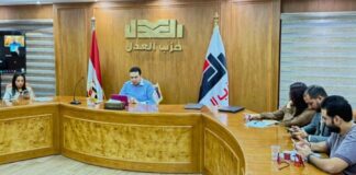 عبد المنعم إمام يتابع سير العملية الانتخابية بغرفة العمليات المركزية بحزب العدل بمشاركة مندوبي الحزب بالخارج