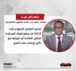 حسام عيد: تراجع التضخم السنوي إلى 13.9% قد يدفع البنك المركزي لخفض الفائدة أو تثبيتها مع تأثير إيجابي على النمو