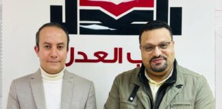 انضمام عمرو عباس إلى حزب العدل